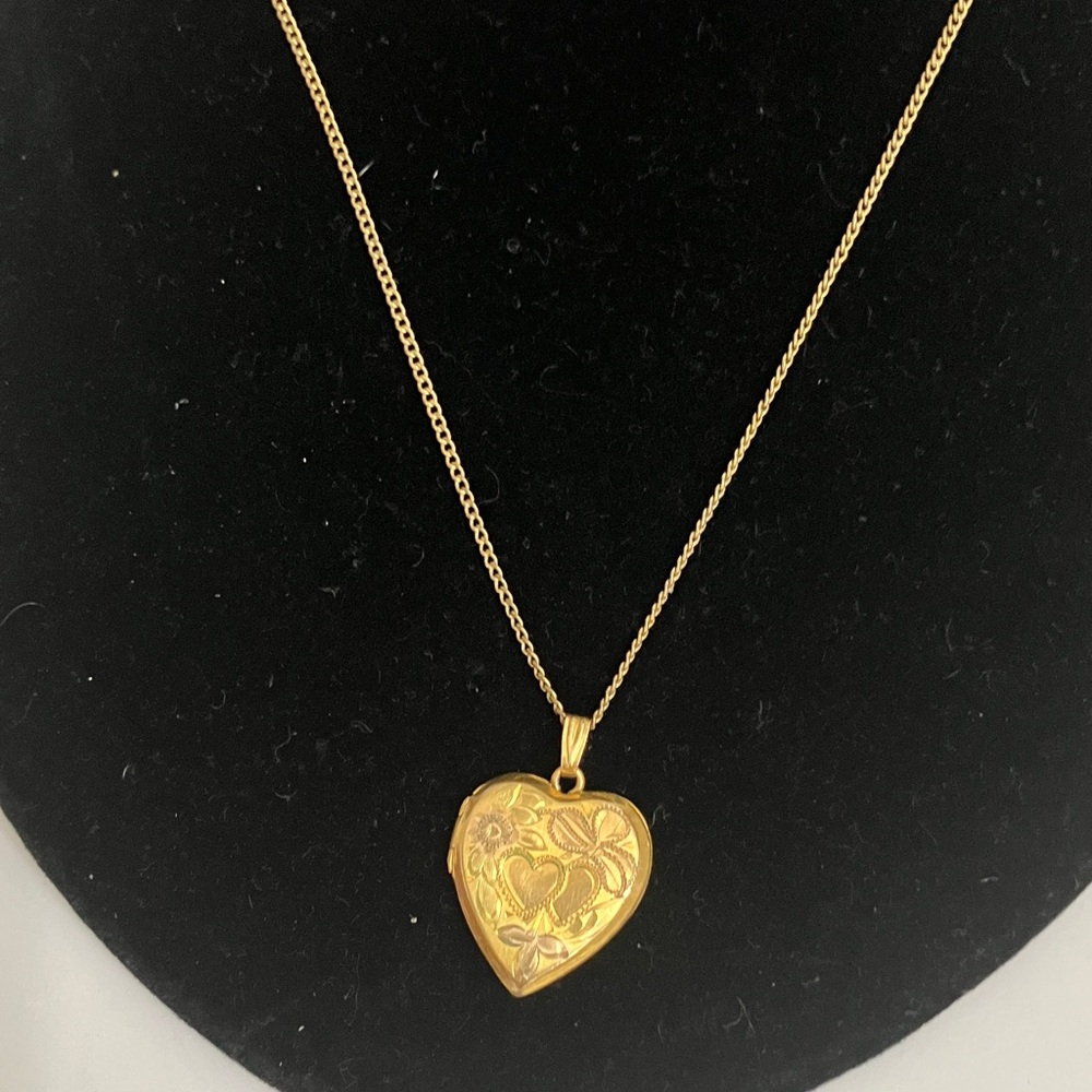 Vintage H.F. Barrows Locket Necklace